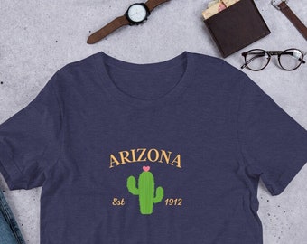 Arizona T-Shirt, Arizona, Arizona Cactus Tee, Southwest Shirt