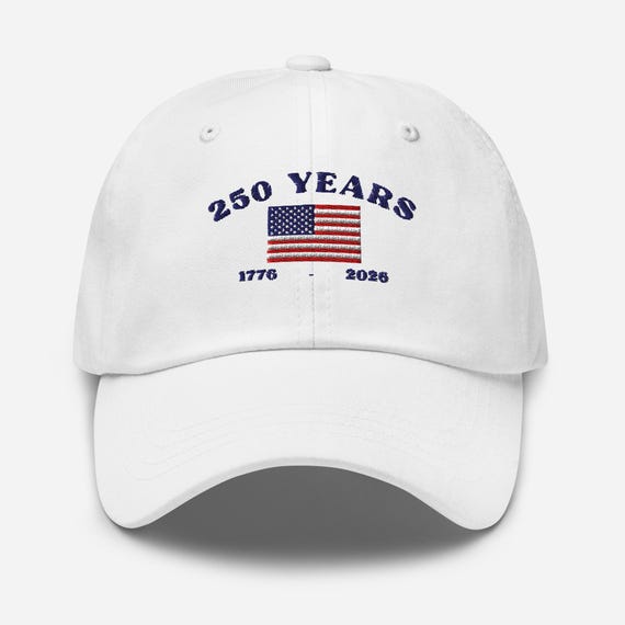 アメリカ合衆国建国250周年記念刺繍入りキャップ、独立記念日の愛国心