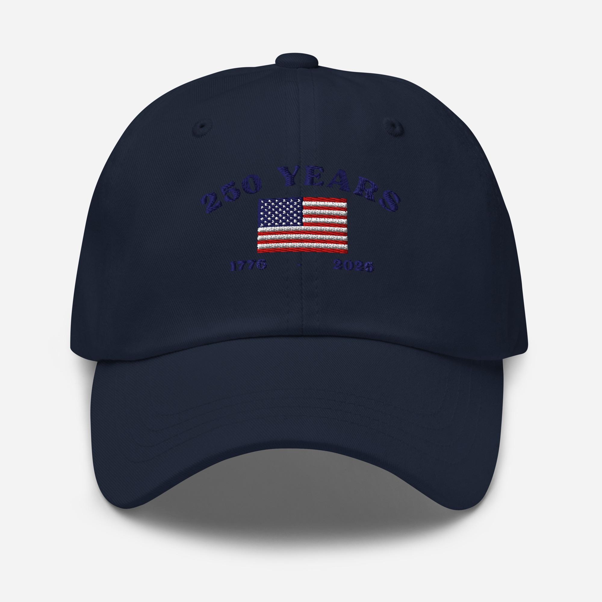 アメリカ合衆国建国250周年記念刺繍入りキャップ、独立記念日の愛国心