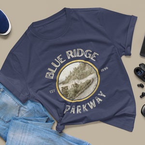 Blue Ridge Parkway, Blue Ridge Mountains, North Carolina T-Shirt, Tee, Shirt, Carolina Tee, Blue Ridge T-Shirt, Parkway Gift