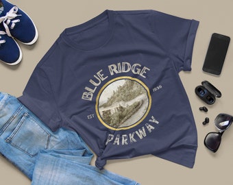 Blue Ridge Parkway, Blue Ridge Mountains, North Carolina T-Shirt, Tee, Shirt, Carolina Tee, Blue Ridge T-Shirt, Parkway Gift