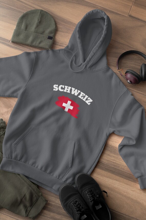 Switzerland Sweatshirt, Switzerland Flag, Swiss, Switzerland