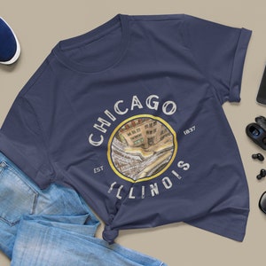 Chicago, Chicago T-Shirt, Chicago Illinois, Graphic Design, CTA, Train, City of Chicago, Windy City Apparel, Chicago Student, Chicago Tee