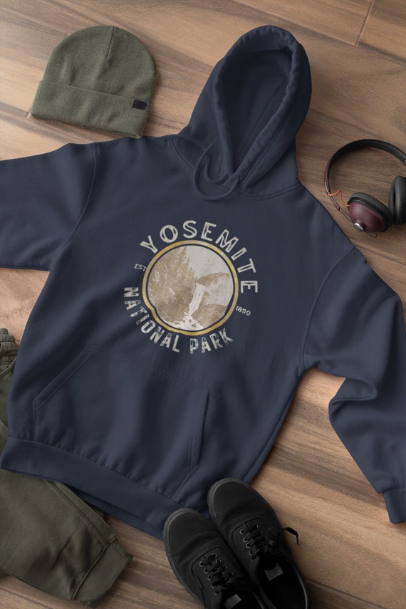 Yosemite National Park Sierra Nevada California Waterfall Road Trip Sweatshirt Vacation Shirt Clothing Outdoors Hoodie Pullover Etsy Ireland