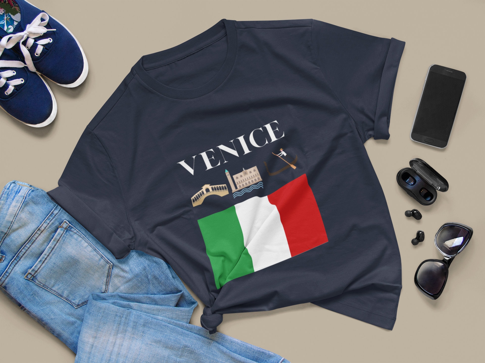 ヴェネツィア、イタリア T シャツ、イタリア、ヴェネツィア T シャツ