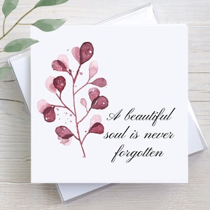 Custom Sympathy Card, Greeting Card, Personalized Greeting Card, Custom Card, Sympathy Gift, Personalized Card, Encouragement Card