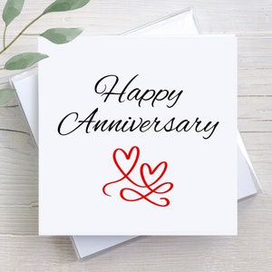 Cute Anniversary Card, Anniversary Gift, Card For Husband, Card For Wife, Anniversary Gift For Her, Anniversary Card For Him, Custom Card