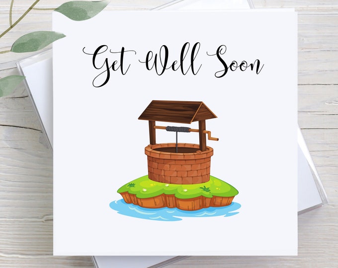 Personalized Get Well Soon Gift, Funny Get Well Soon Card, Personalized Greeting Card, Custom Card, Sympathy Card, Encouragement Gift