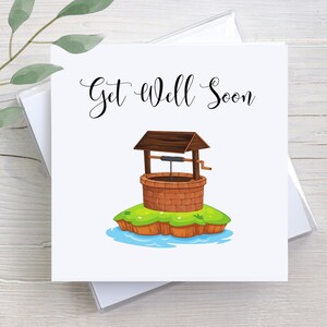 Personalized Get Well Soon Card: Custom Greeting Card