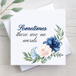 Floral Sympathy Card: Personalized Encouragement Gift
