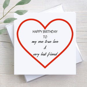 Romantic Card For Him, Personalized Card, Card For Husband, Custom Greeting Card, Personalized Gift, Custom Birthday Card, Keepsake Card