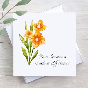 Custom Appreciation Card, Thank You Greeting Card, Custom Greeting Card, Custom Thank You Gift, Personalized Card, Appreciation Gift