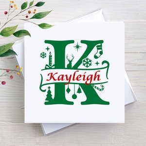 Personalized Christmas Card, Custom Christmas Gift, Custom Greeting Cards, Xmas Card, Xmas Gift, Personalized Card, Card For Her, For Friend