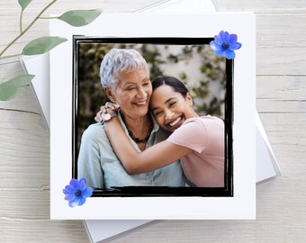 Personalized Photo Mother's Day Card: Custom Greeting Card