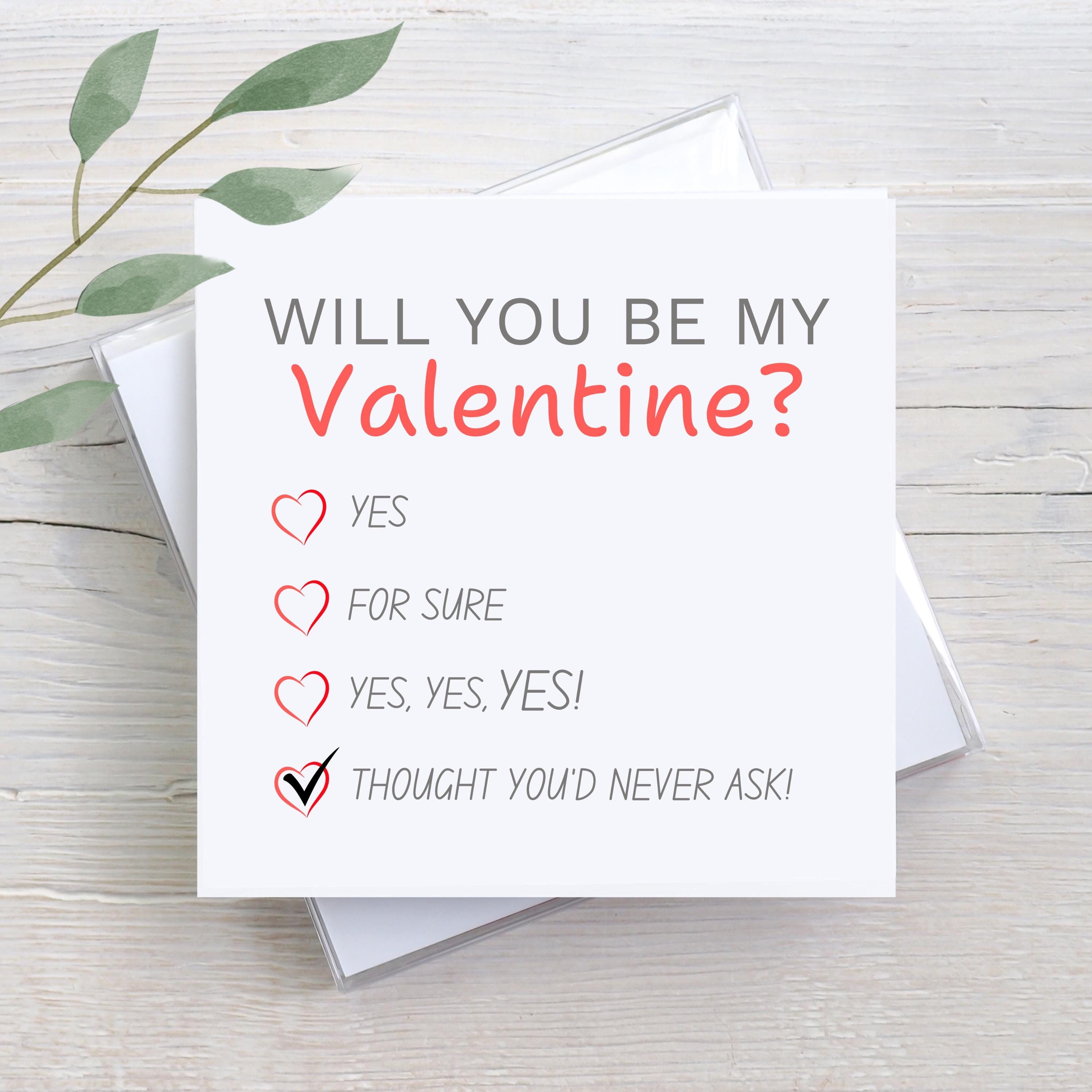 Funny Valentine's Day Card: Personalized Love Note - Etsy