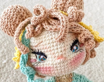 Patrón de bordado para ojos de Amigurumi #1