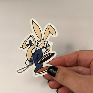 Blink 182 Bunny Logo Water Resistant Stickers (one Sticker) - Etsy