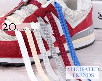 Flat Colorful Double Layer Shoelaces Many AMAZING COLORS to Choose From We Ship Out Fast From The USA!!!!