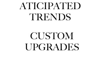 CUSTOM ORDER upgrades