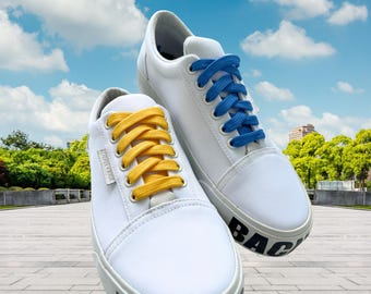 Flat Colorful Sport Athletic Double Layer Shoelaces Many AMAZING COLORS to Choose From We Ship Out Fast From The USA!!!!