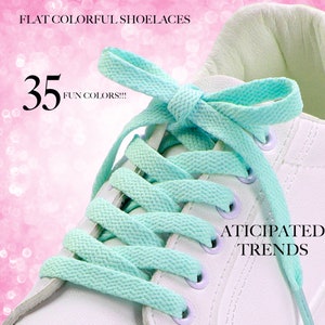 Flat Colorful Shoelaces Many AMAZING COLORS to Choose From We Ship Out Fast From The USA!!!!