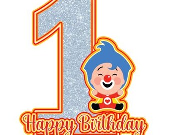 Cake Topper Plim Plim 1er añito