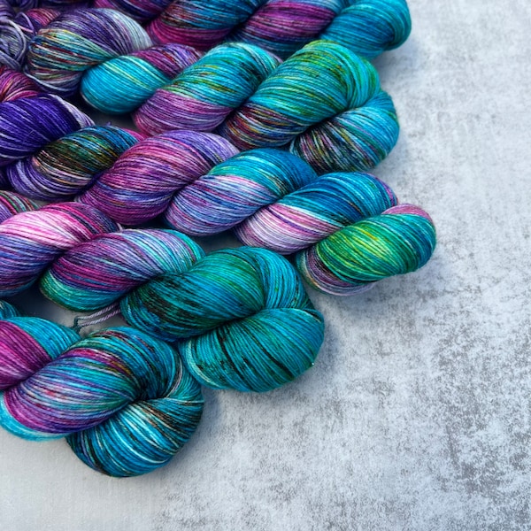 Hand Dyed Yarn  - NEBULA 100g - Dyed To Order