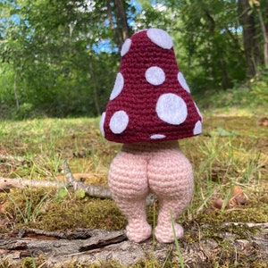 Mushroom Butt Crochet Pattern