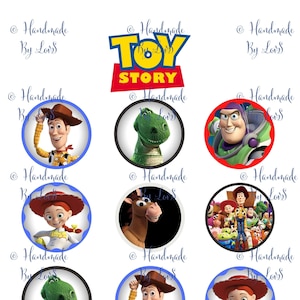 Druckbare Cupcake Toppers Toy Story Party Decor