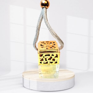 Difusor de aceite esencial de mango y coco para coche: ambientador, difusor colgante, regalo para coche nuevo, aromaterapia para coche, aromas frescos para coche