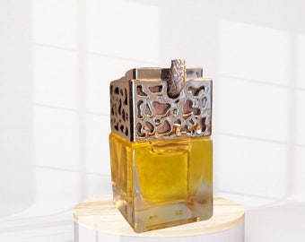 Mandarin Spice Essential Oil Hanging Car Diffuser with Citrus Scent