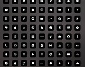 90+ Minimal Icons + Free Custom Requests – iOS 26 iPhone App Icon Pack (Aesthetic Home Screen, four colorways )