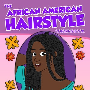 coloring book african american hairstyles