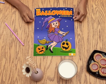 Halloween Coloring Book for Kids: Spooky Fun Art (PDF Download)