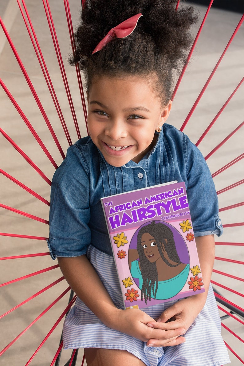 african american hairstyles coloring book