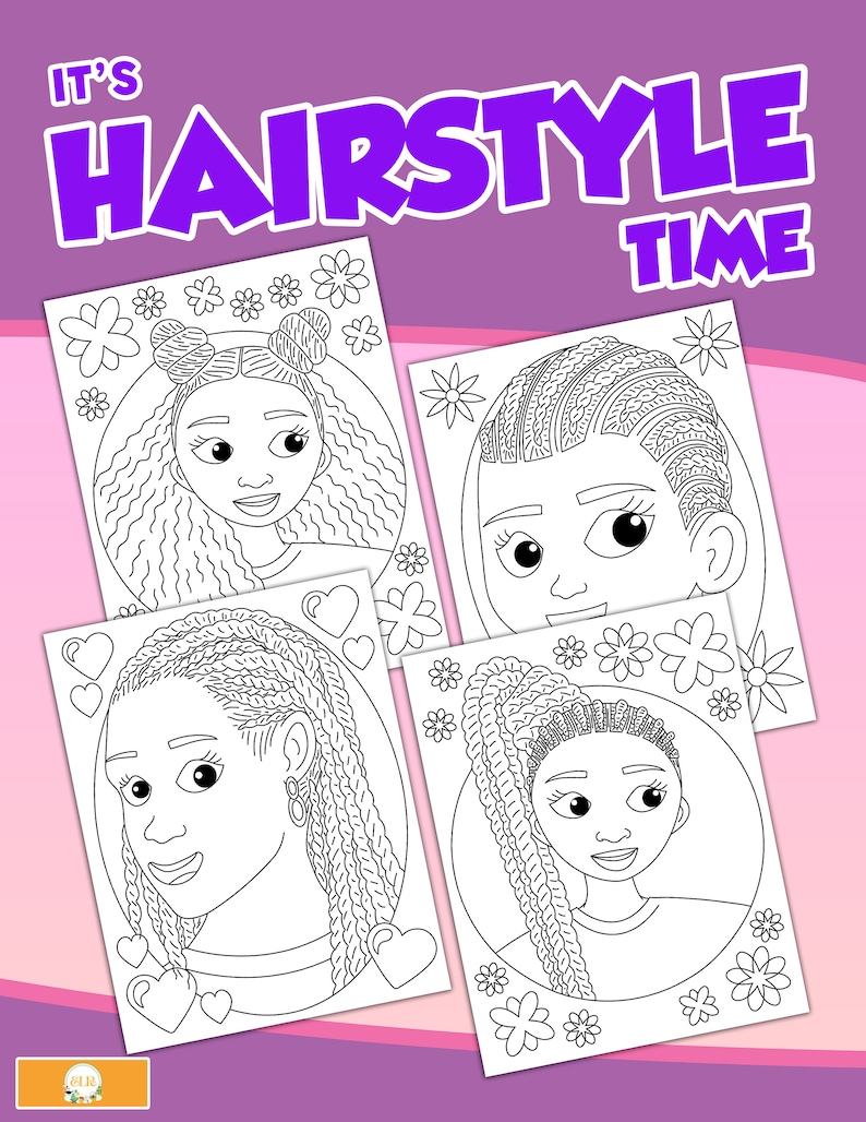 Its hairstyle time for afro kids