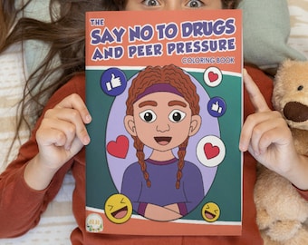 Say No To Drugs Coloring Book | Peer Pressure Activity (PDF)