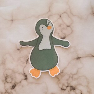 Cute Dancing Penguin - Vinyl Sticker