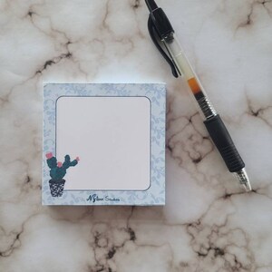Prickly Pear Succulent Memo Pad