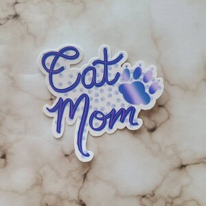 Cat Mom - Vinyl Sticker