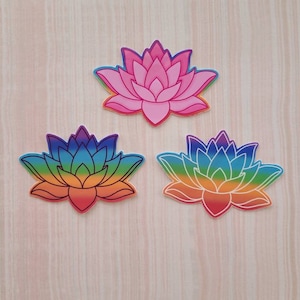 Lotus Flower Chakra - Waterproof Vinyl Sticker