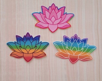 Lotus Flower Chakra - Waterproof Vinyl Sticker