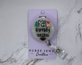 Fall Family Football Badge Reel