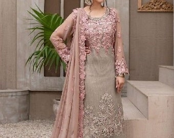 Elegant, stylish Indian/Pakistani dress - MATERIAL ONLY