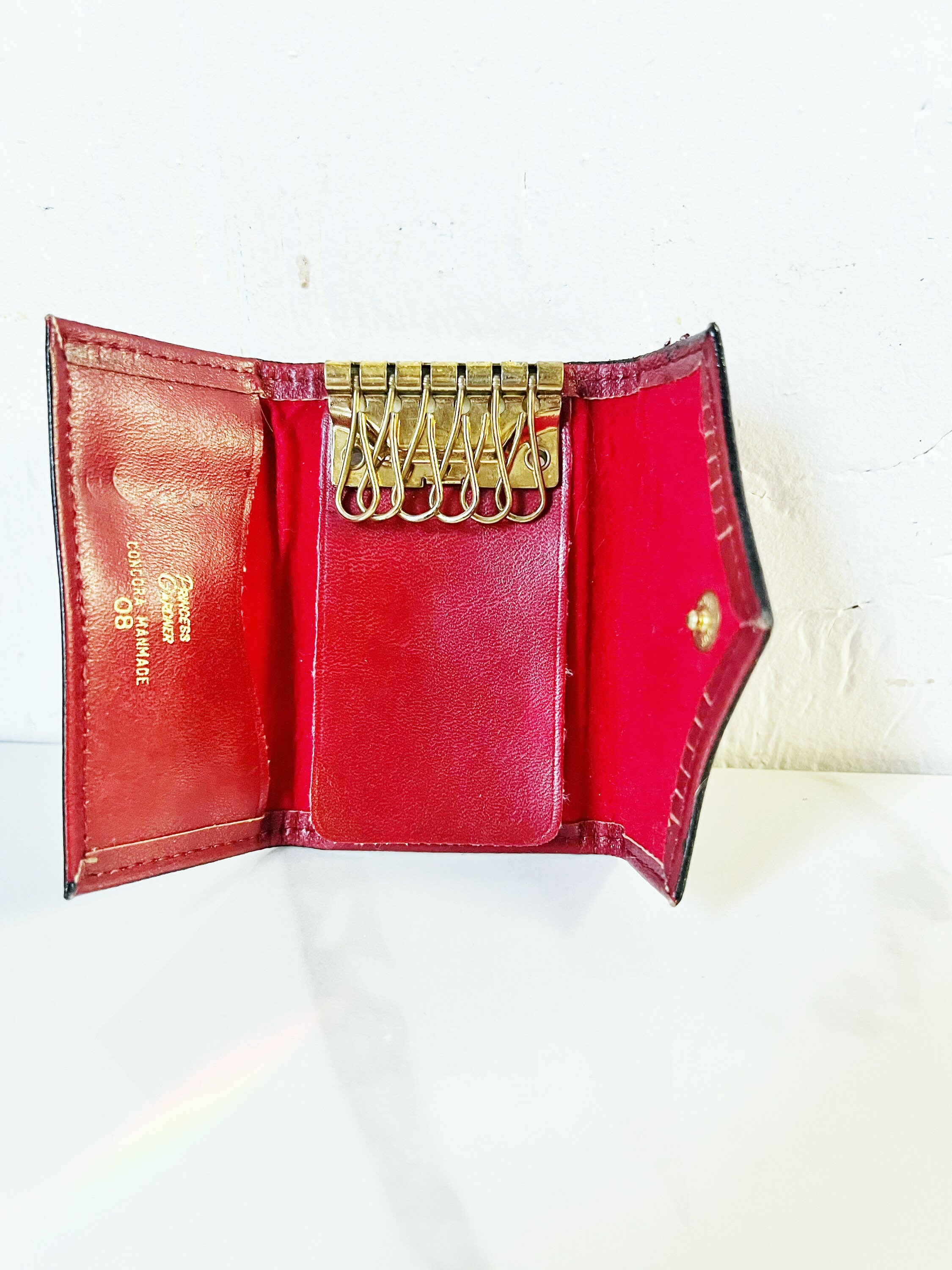 Louis Vuitton, Bags, Louis Vuitton Vintage Red Epi Leather 4 Hooks Key  Holder Case Small Wallet Boho