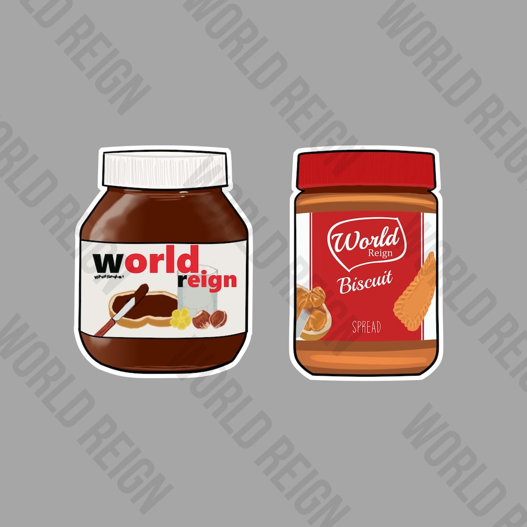 Nutella / Biscoff Spread Vinyl Sticker - Etsy Österreich