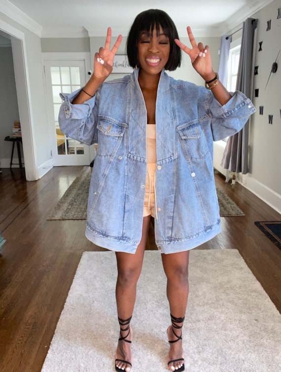 Denim Jacket Etsy