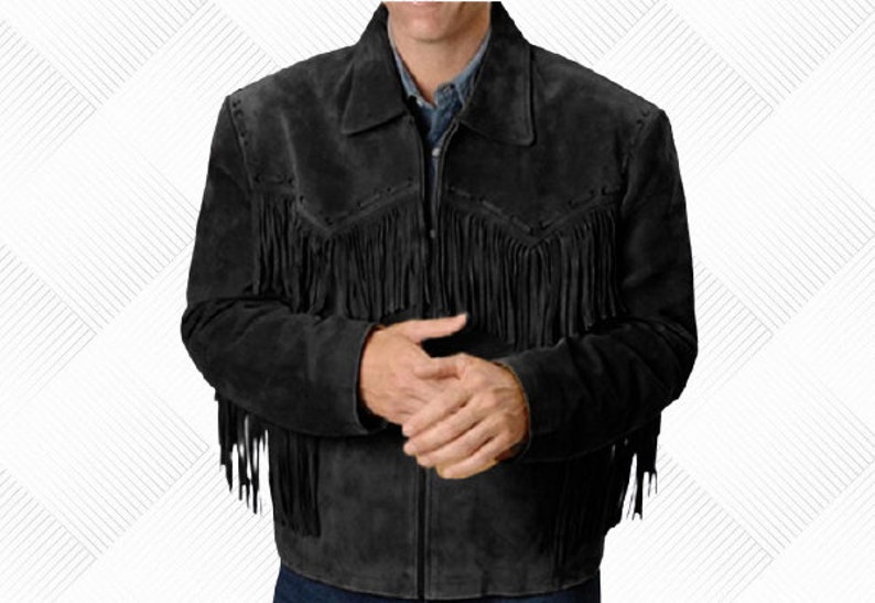 mens designer suede jacket