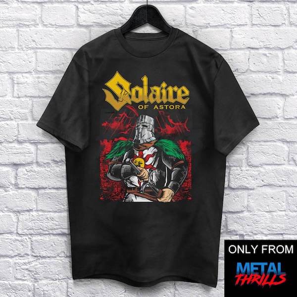 The Knight T-Shirt Unisex (For Men and Women) Shirt Gamer Shirt Heavy Metal Shirts Video game Shirt Music Retro