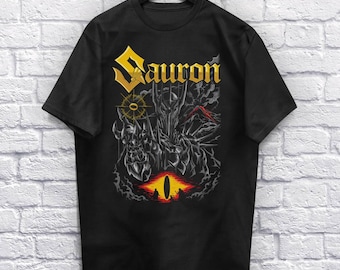 Camiseta War of the Ring Unisex (Para hombres y mujeres) Camisa de película de fantasía Camisas de heavy metal. Música